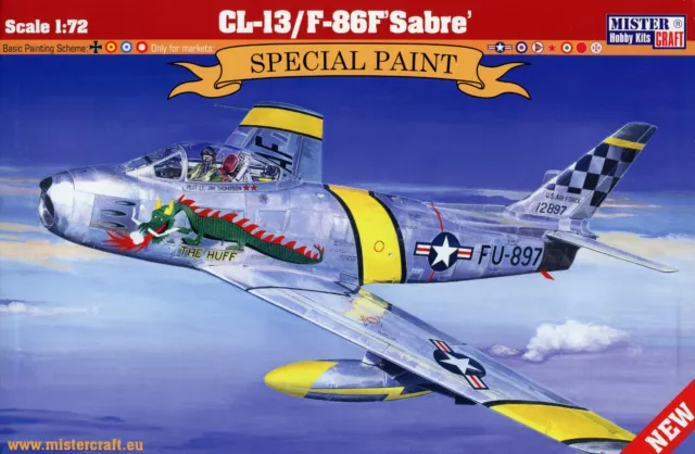North American Fighter CL-13/F-86F Sabre # Scale 1/72 # MISTERCRAFT D-260