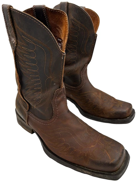 ARIAT MEN S RAMBLER Patriot Western Distressed Brown Flag Boots 10029692 Sz 11 119.95 PicClick