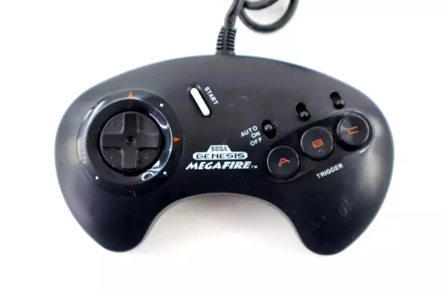 OEM Sega Genesis Mega Fire 3-Button Turbo Controller MK-1657 READ Tested