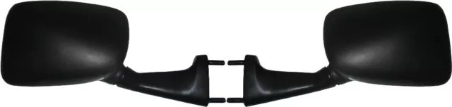 Mirrors Fairing Black Rectangle Left & Right 40mm Centre Pair