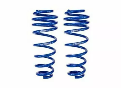 New Roush Rear Blue Lowering Coil Spring Set fits 2005-2014 Mustang GT   401295