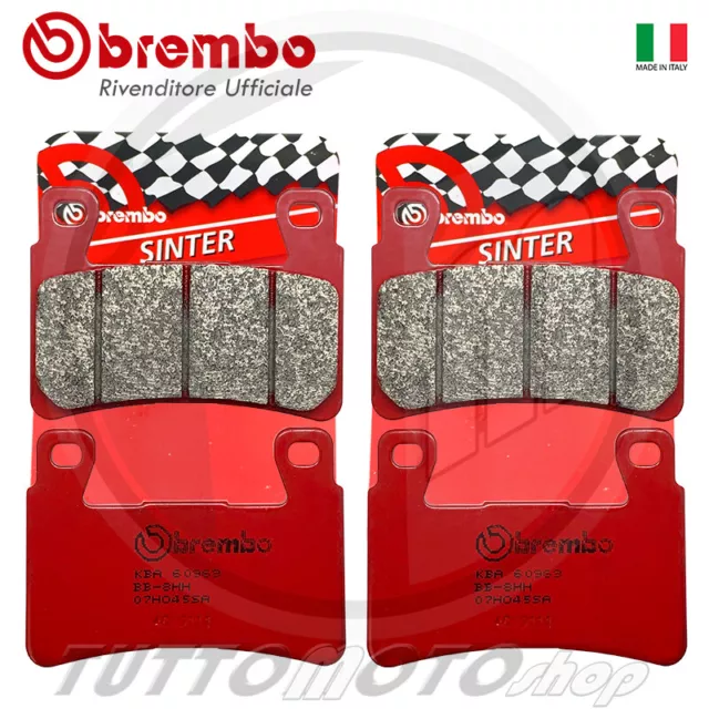 Kit Pastiglie Freno Anteriori Brembo Rosse Sinter Honda Cbr 600 F Sport 2001