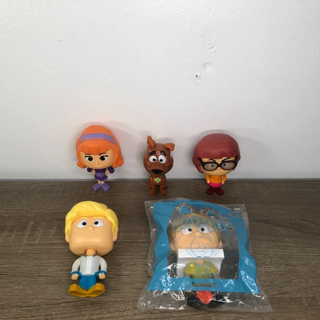 MCDONALDS HAPPY MEAL Toys Scooby Doo 2021 Set Bobblehead Toy Action