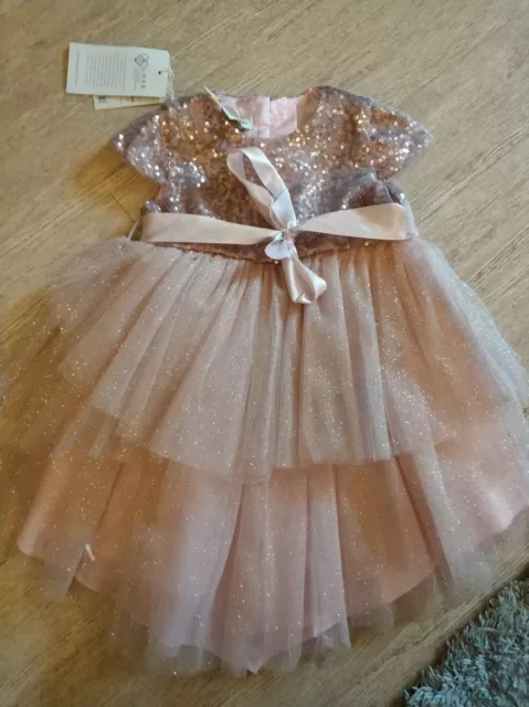 MONSOON BABY GIRL Pink Dress 6 12 months old 20.00 PicClick UK