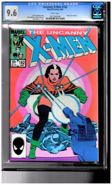 Marvel Comics The Uncanny X-Men #182 CGC 9.6 Emma Frost Cameo Rogue Cover