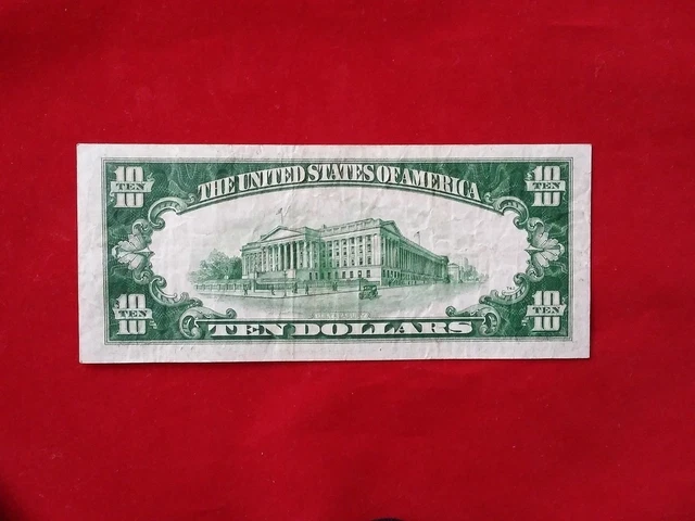 FR-2006C* 1934 A Series STAR $10 Ten Dollar Philadelphia Federal Reserve Note VF 2