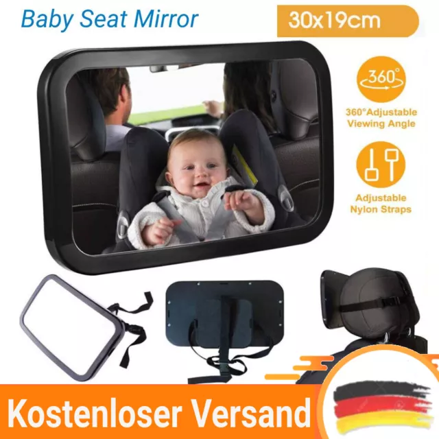Rücksitzspiegel für Babys Babyspiegel f Autositz Einstellbar Sicherheitsspiegel