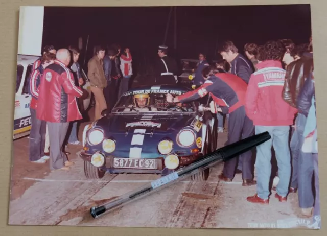 RENAULT ALPINE A110 TOUR FRANCE AUTO Photo Foto Presse Originale Rallye Archive