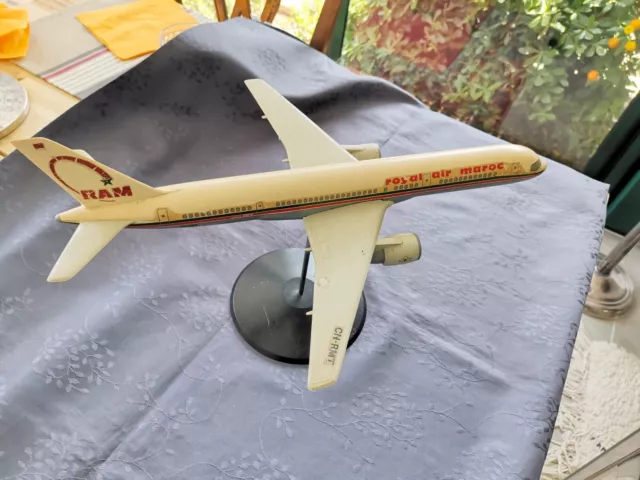 Modelo Agencia Real Aire Marruecos Avión Boeing 757 Cn a Distancia De Resina