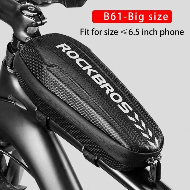 ROCKBROS Top Tube Bike Bag Bicycle Front Frame Bag Top Tube Bag Bike Accessories