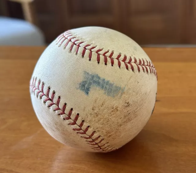 Clayton Kershaw Game Used Dodger Stadium 50th Anniversary Baseball MLB Auth Holo 3