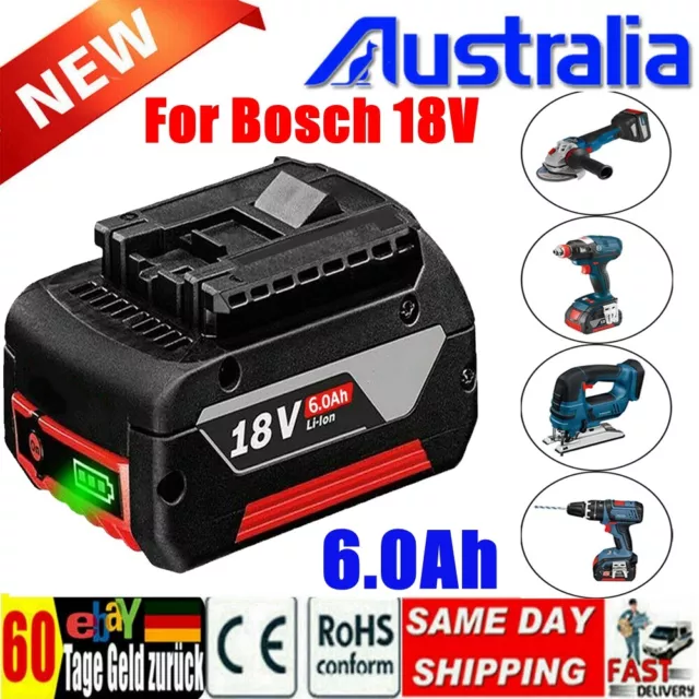 Battery For Bosch 18V 6.5Ah 5.0AH Li-ion BAT609 BAT610G BAT618 BAT620  24618-01