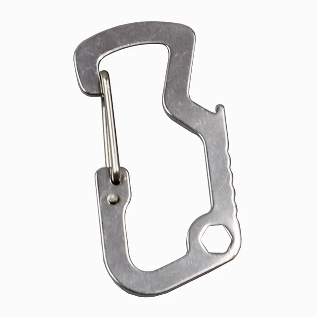Ouvre-bouteille de mousqueton flambant neuf 3,3 * 6,8 cm ouvre-bouteille de rand