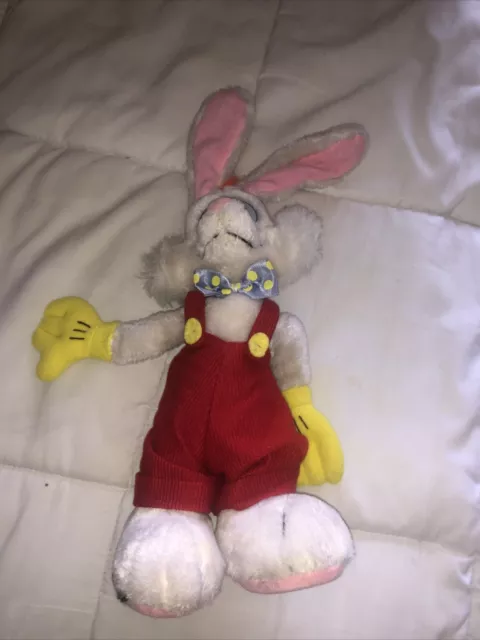 Roger Rabbit 1987 Doll Stuffed Animal Disneyland Disney World Plush