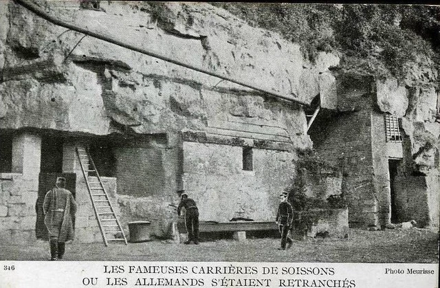 K73 / Dept 02 Cpa La Carriere De Soissons Ou Les Allemands S´etaient Retranches