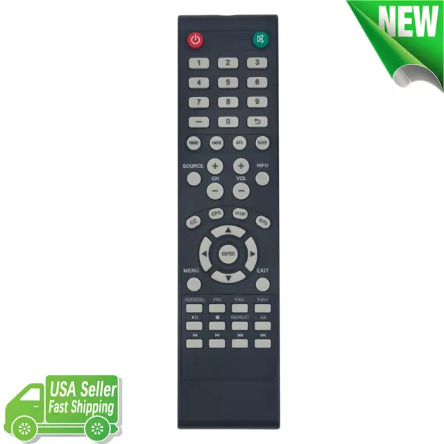 Replacement Remote Control for RCA Class HD LCD TV RLDED3258A