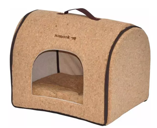 Hundehöhle Katzenhöhle Hundebett Katzenbett nanook Korkoptik Finesse 50 x 37 cm