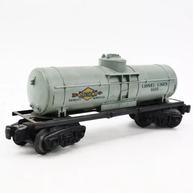 Sunoco Tanker 10,000 Gal. Cap. Lionel Lines 6035 Blemished Weathering Project