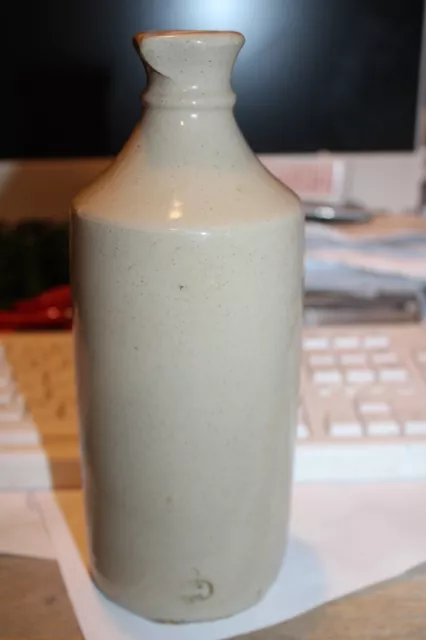 Antique, HUGE 8 1/2'', Stone Glazed, BOURNE DENBY, Master Ink Bottle, ItemA-5639