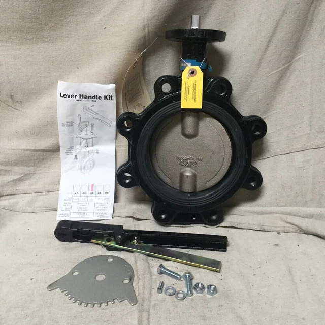 I'm offering a new MILWAUKEE VALVE ML222B 6 Lug-Style Butterfly Valve, Cast Iron