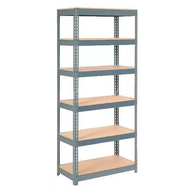 Global Industrial Extra Heavy Duty Shelving 36"W x 12"D x 96"H With 6 Shelves