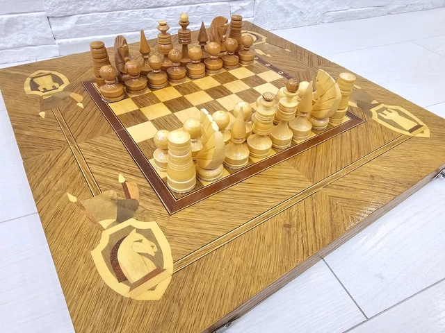 RARE JEU D' échecs chess Franklin Mint le siège de LAKHNAU ou the RAJ