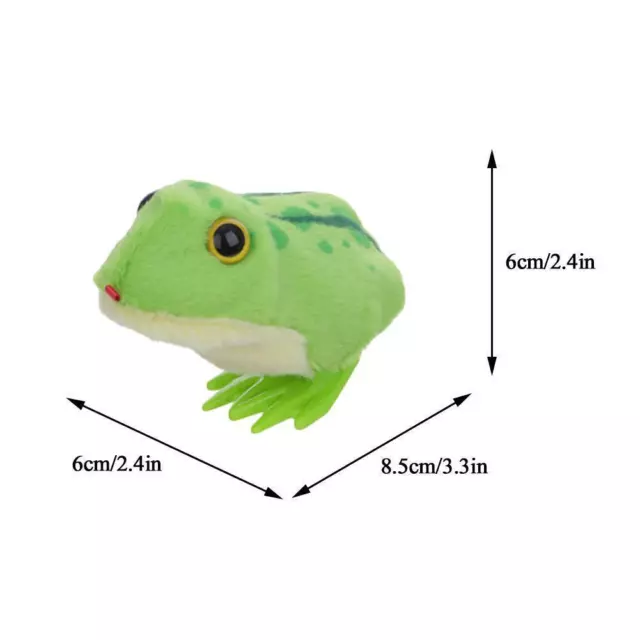 Cute Wind-up H0pping Jumping Frog Clockwork Walking Gift s Kids ; Children❀