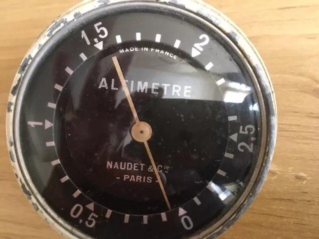 ANCIEN ALTIMETRE NAUDET & Cie PARIS AVIATION