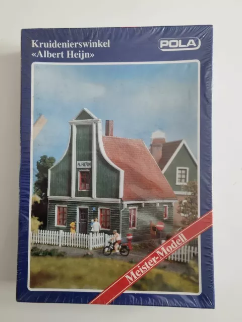 POLA Train Maquette decor Ho 506 Maison de campagne "Albert Heijn"