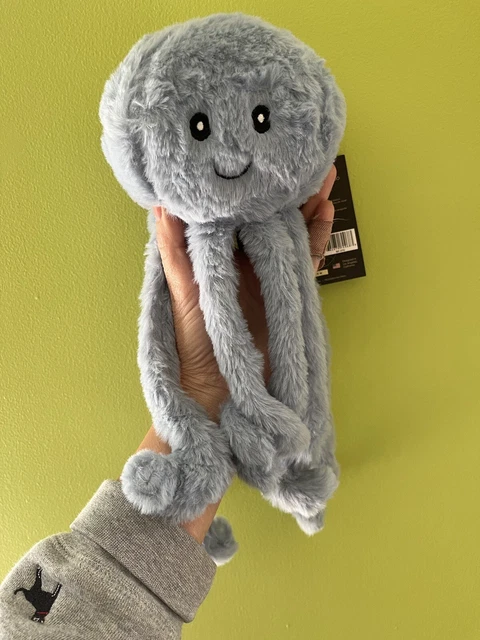 NANDOG PET GEAR * New With Tags - Soft, Octopus Squeaky Dog Toy!  Gray!!!