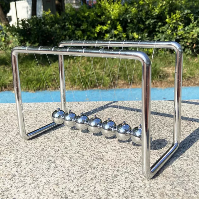 Newtons Cradle Pendulum Balance Ball Perpetual Motion Physics Pop Toy Decor Gift