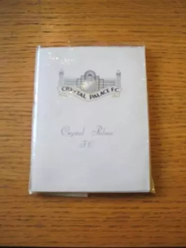 30/03/1966 Crystal Palace v Alkmaar [Friendly] . No obvious faults, unless descr