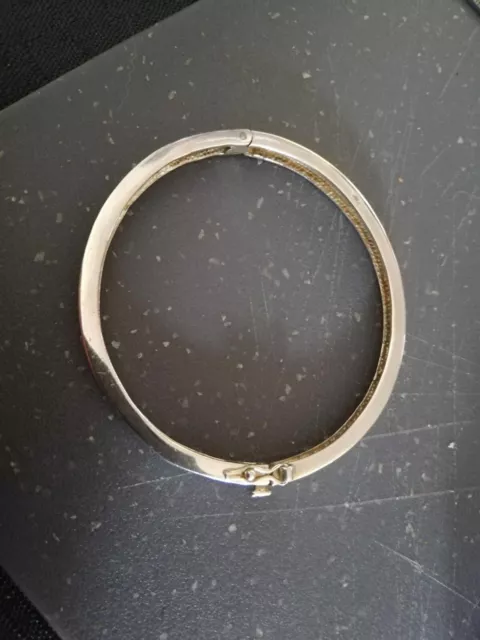 Silver hallmarked bangle