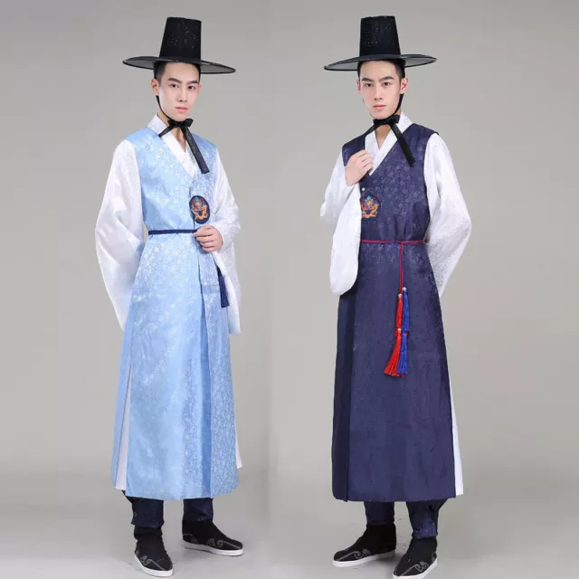 Hanbok Dress Korean Traditional Man Hanbok Set Groom Korean National Costume