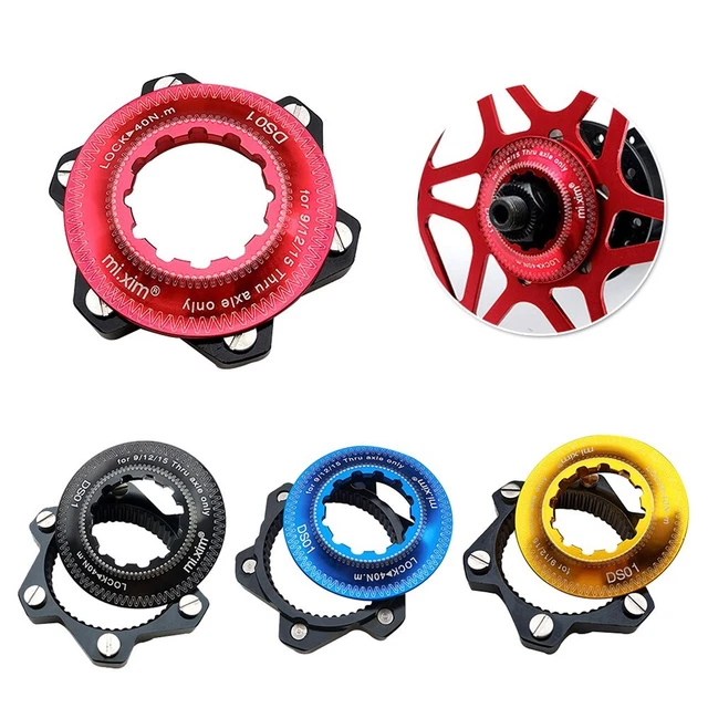 Adaptateur Centerlock Vers 6 Trous MWZBTG – Rotor De Frein à Disque Pour VTT, Dirtbike, Vélo Urbain, Alliage Alu Et Rondelles Inox