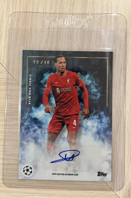 2022 Topps Mourinho Curated Set Virgil Van Dijk Autograph 13/49