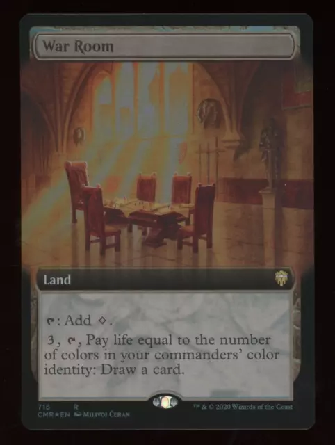 War Room - FOIL - Extended Art - MTG Commander Legends - RareCo
