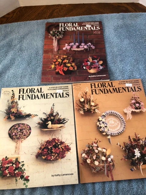 Floral Fundamentals Volúmenes 1,2,3 Hot Off The Press HOTP 108-109-117