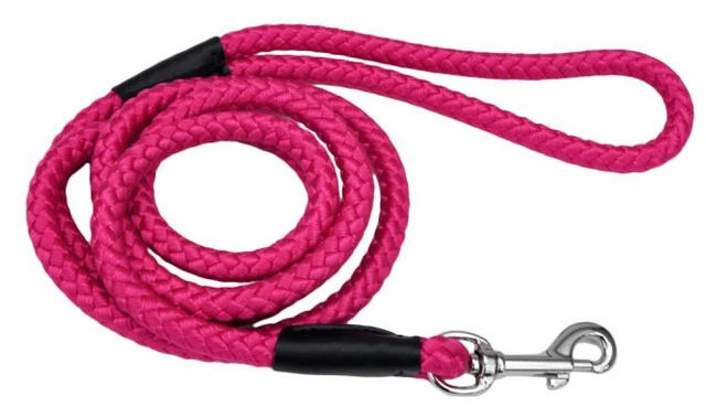 Retriever 00206 Q PFL06 Rope Snap Dog Leash, 1/2in. x 6ft, Pink Flamingo