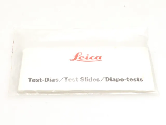 Leica #942046 Test-Dias/Test Diapositivas 2 Pieza