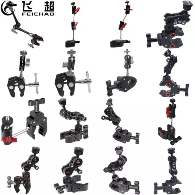 Super Clamp Crab Ball Head Magic Arm DSLR Camera Fixing Mount Clip Extention New