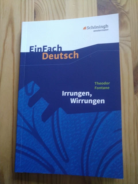 Irrungen, Wirrungen Theodor Fontane EinFach Deutsch