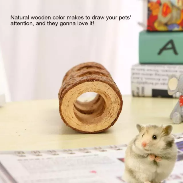 Animales de madera túnel arte para mascotas pequeñas, conejos, hurones,