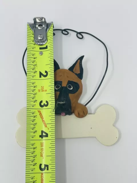 Personalized Boxer Great Dane Dog Name Mini Sign Hanger Decor Figure Ornament 3
