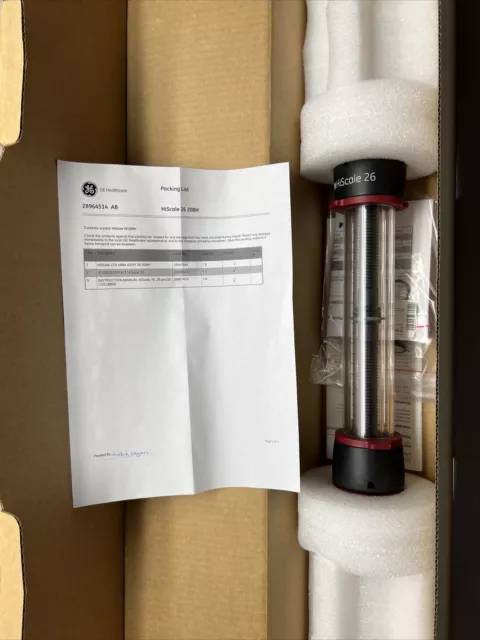 GE Healthcare 28-9645-14 26 20BH HiScale Chromatography Column