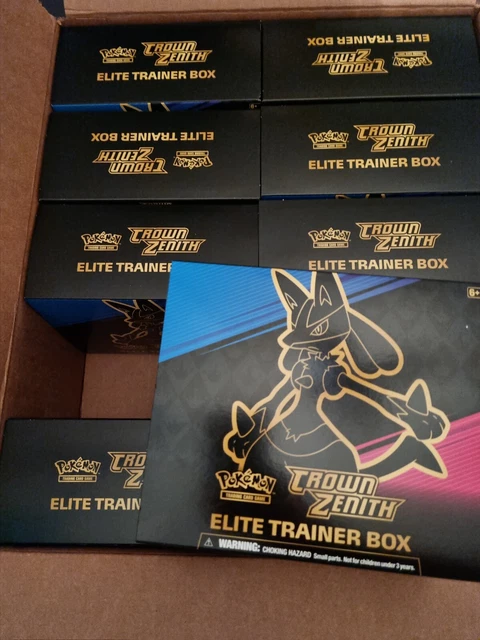 Pokemon Crown Zenith Zenit Der Könige Trainerbox Lucario Case Englisch Ohne...