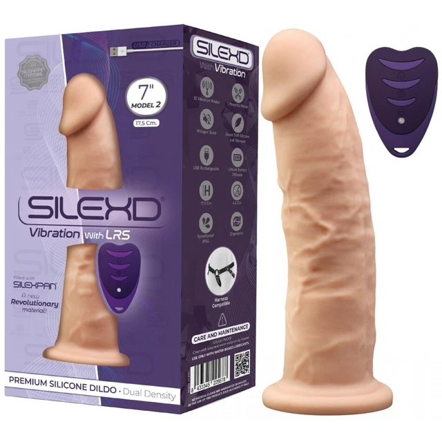 Vibromasseur Usb Télécommandé Double Densité Silexd