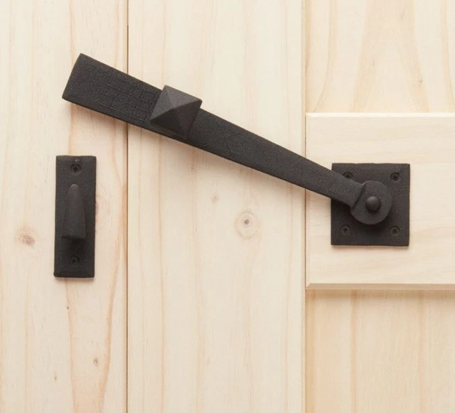 🚨NEW Signature Hardware RUSTIC HAND-FORGED IRON GATE RIM LATCH 2