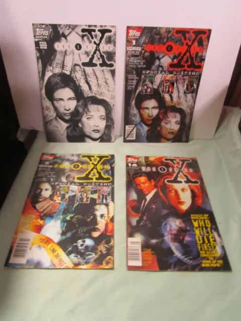 Original Topps-The X Files Comic Books/Graphic Novels-Ashcan Edition-#1-#2-#16