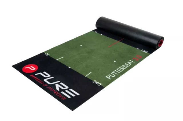 Pure2Improve - Alfombra de golf disponible en 4 tamaños ayuda de práctica interior/exterior 3